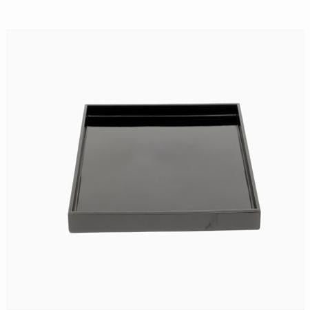 Party Rental Products Black Square Lacquer Tray Trays