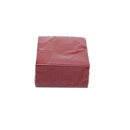 Burgundy Cocktail Napkins - Paper Products