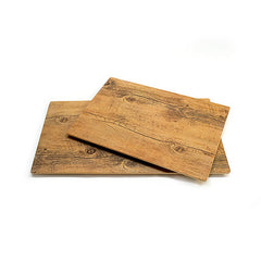 Mod Melamine Faux Wood Tray 18"x10"