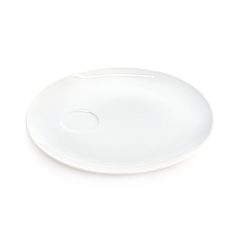 White Rim 9.5" Snack Plate and Cup