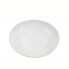 Party Rental Products Gold Rim 16 inch  Oval Platter Platters