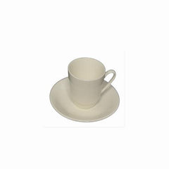 Party Rental Products Ivory Rim Demi Cup and Saucer China