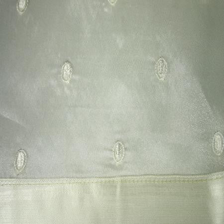 Party Linens Ivory Sheer Dot  Sheer Toppers