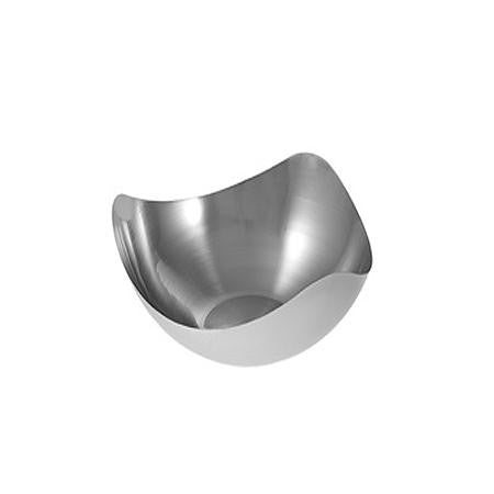 Mod Stainless Steel Curved Bowl 9 inch  - Mod Trays, Bowls and Stands