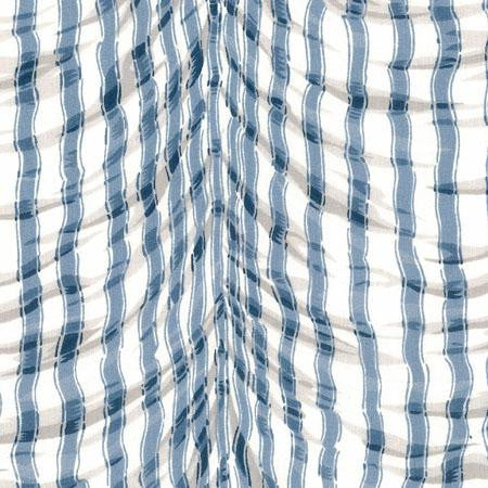 Plisse Blue - Stripes and Polka Dots