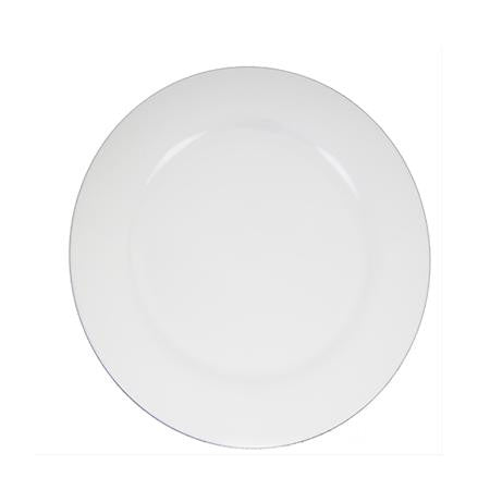 Party Rental Products Round White 16 inch   Platters
