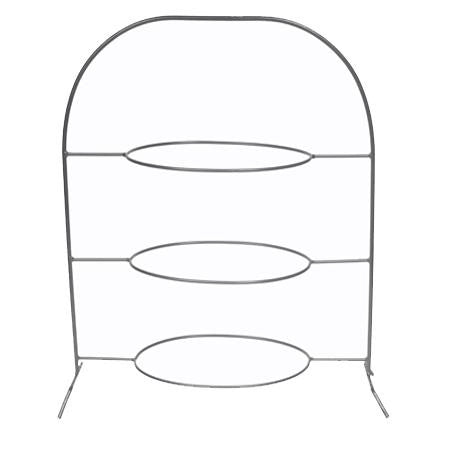 Wrought Iron 3 Tier Oval - Trays
