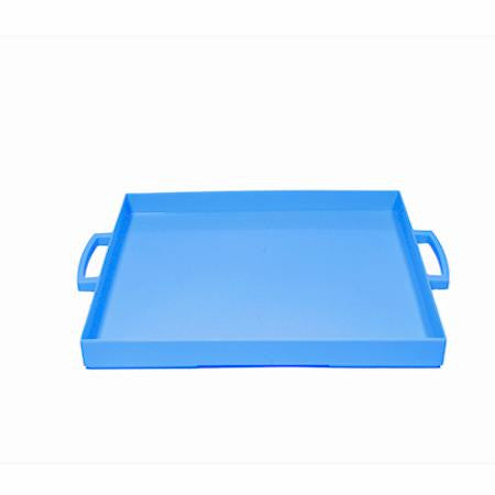 Party Rental Products Zak French Blue Rectangular Tray  Trays