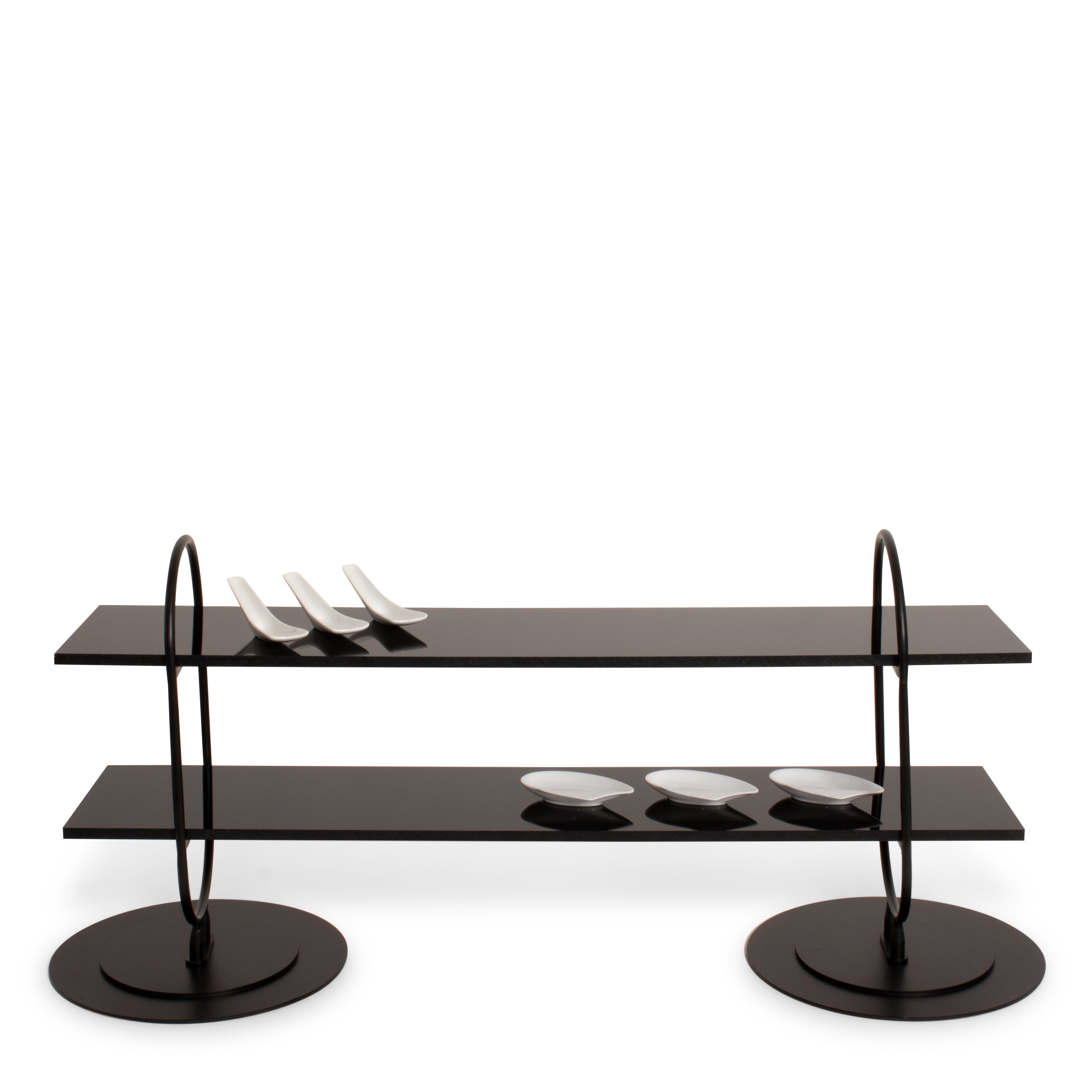 Tiered Acrylic Shelves