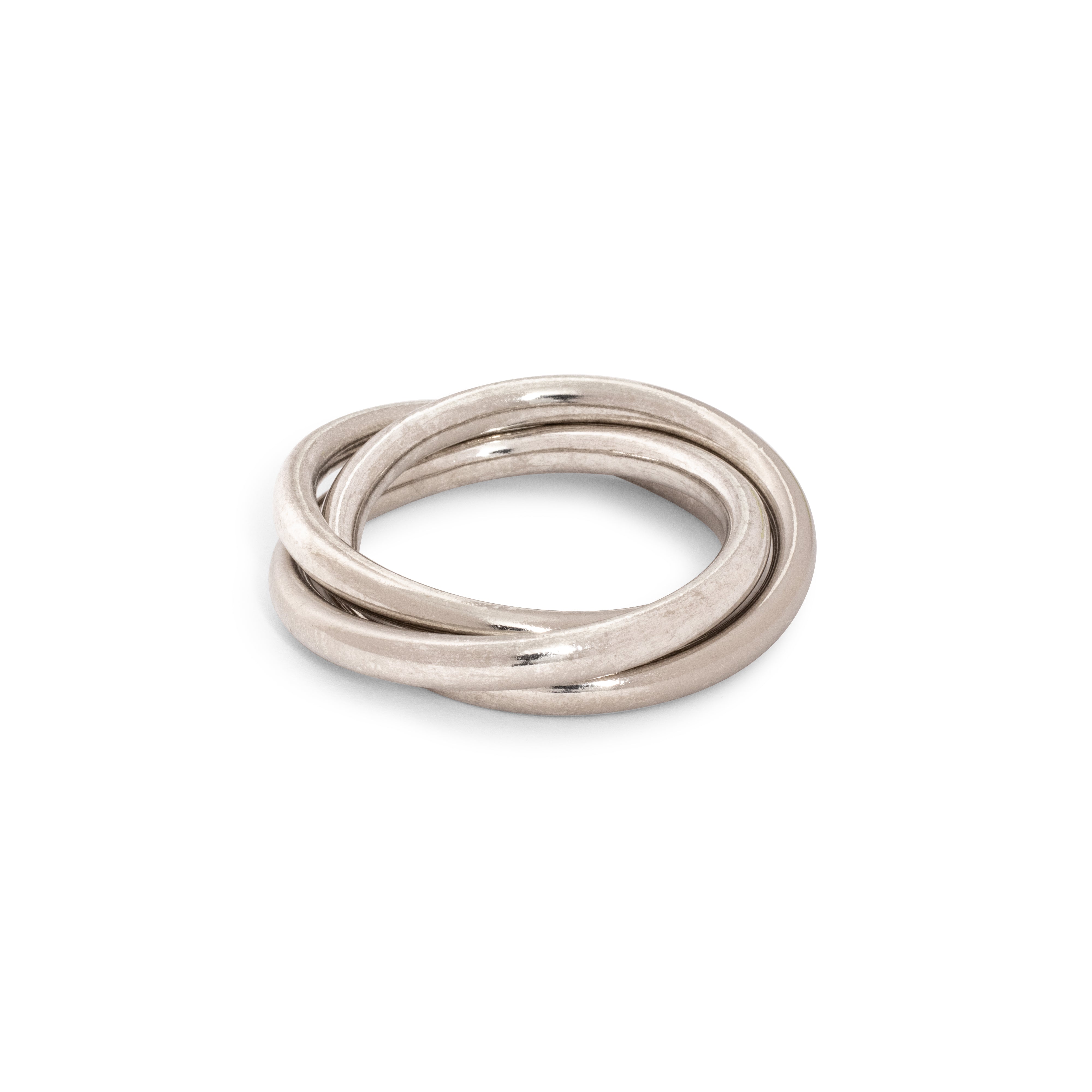 3-Ring Silver Napkin Ring