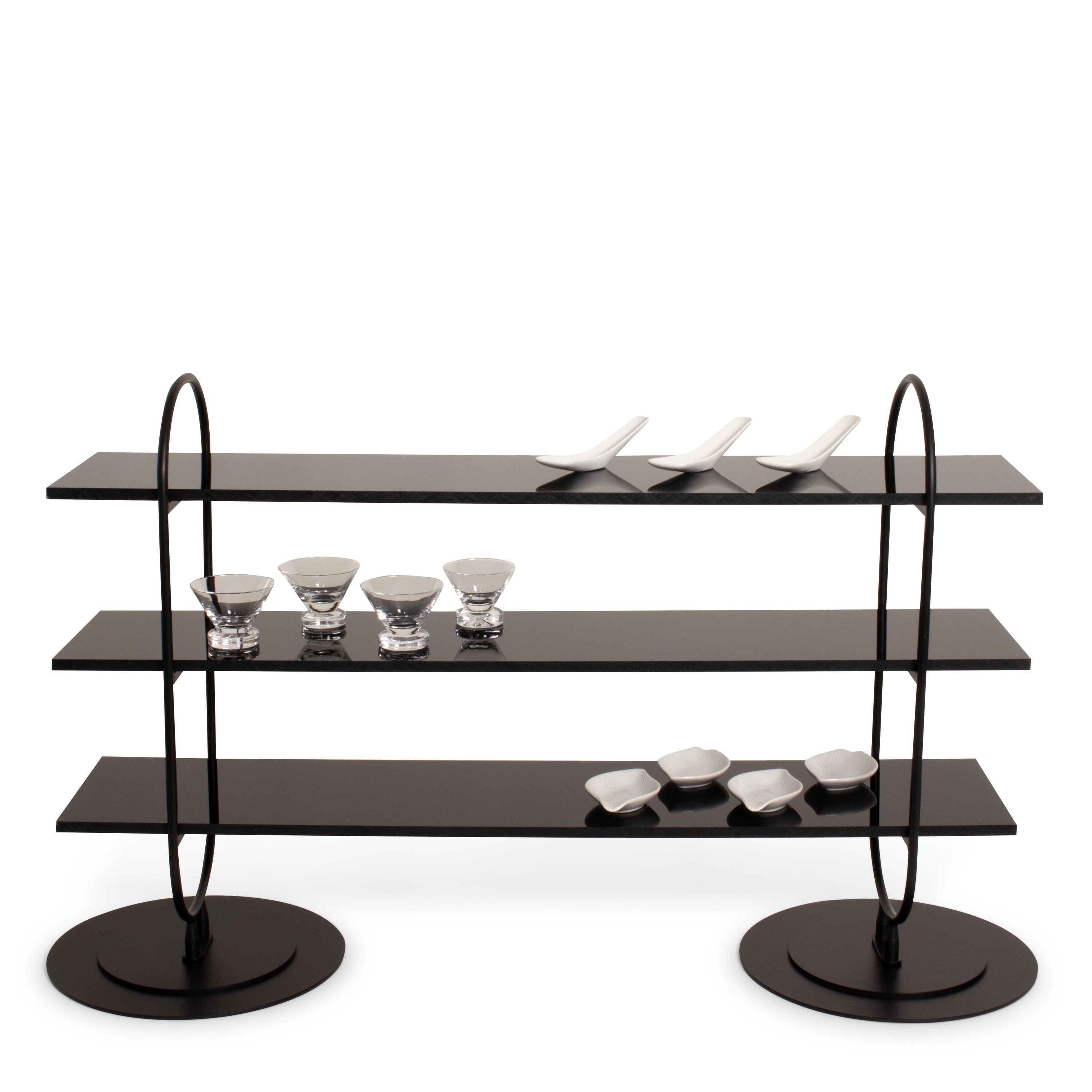 Tiered Acrylic Shelves