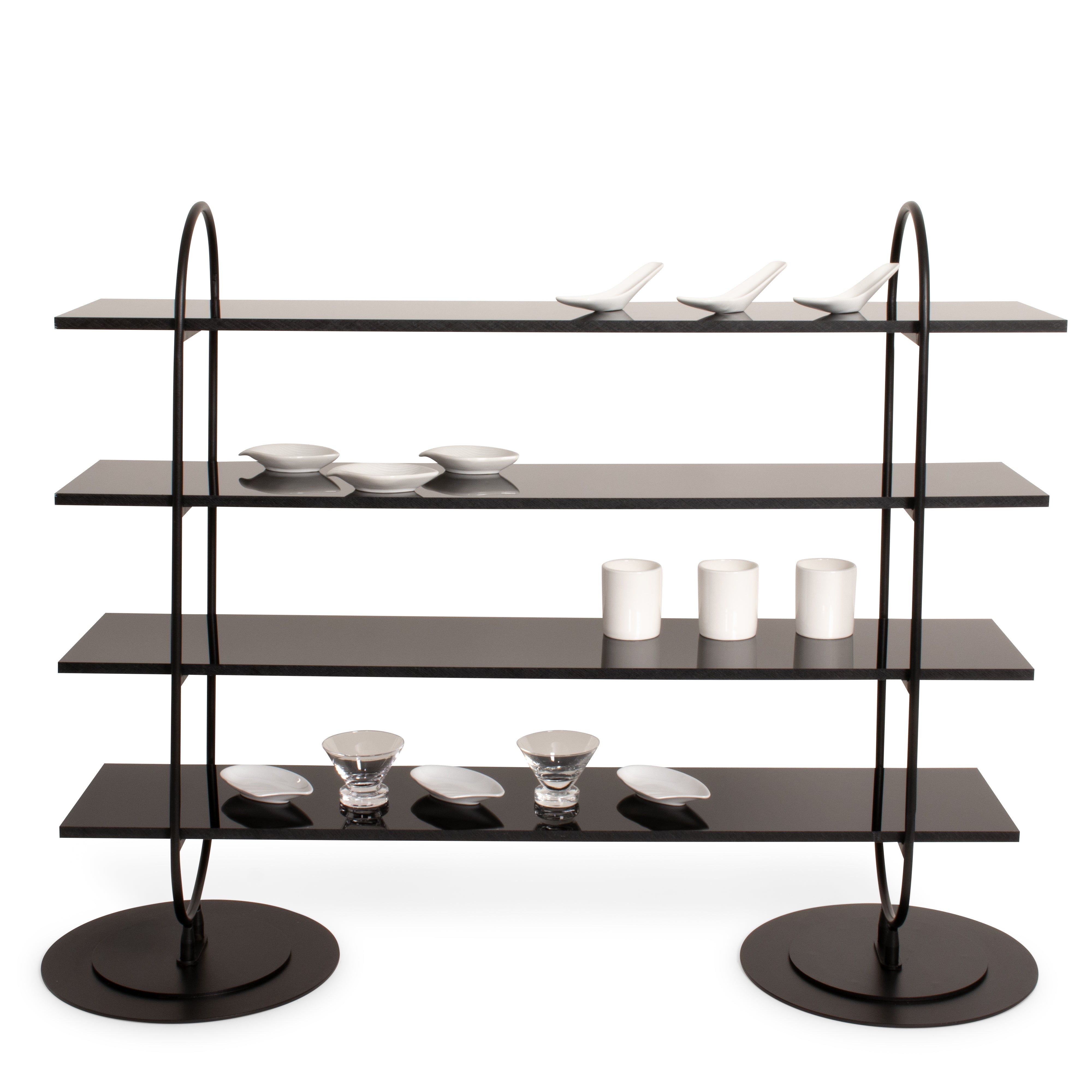 Tiered Acrylic Shelves