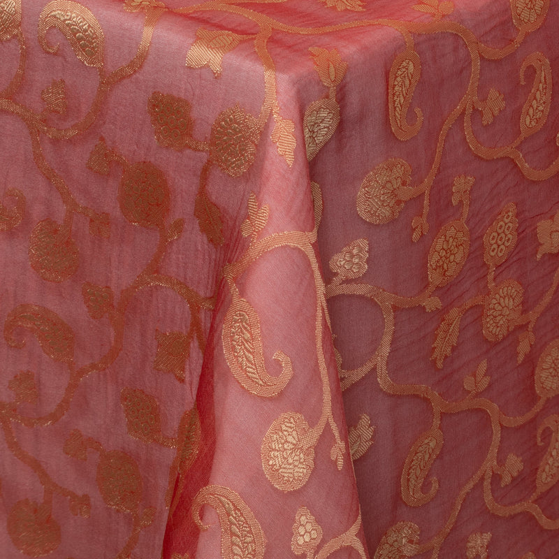 Agra Red Sheer Topper