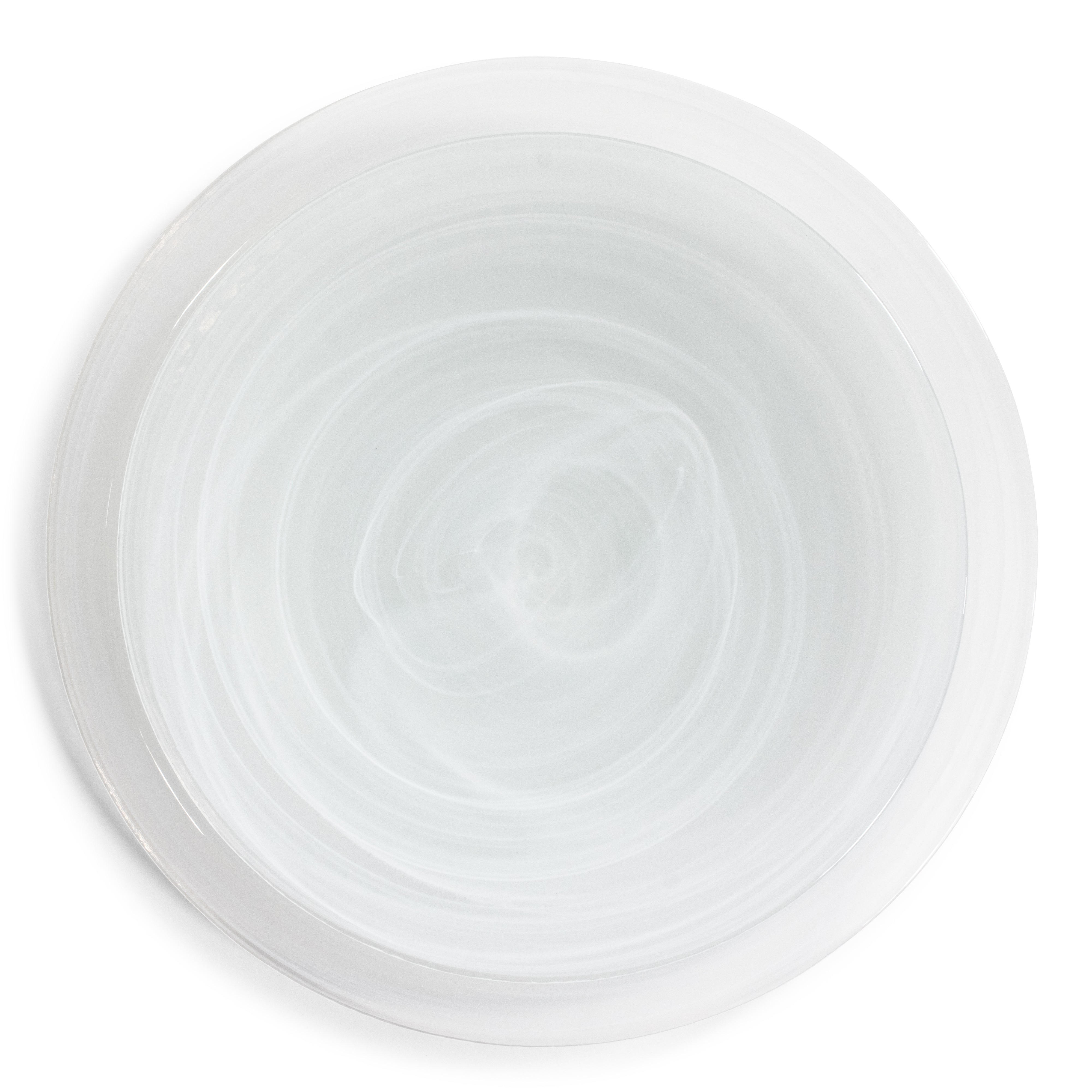 Alabaster White Charger 12.5"