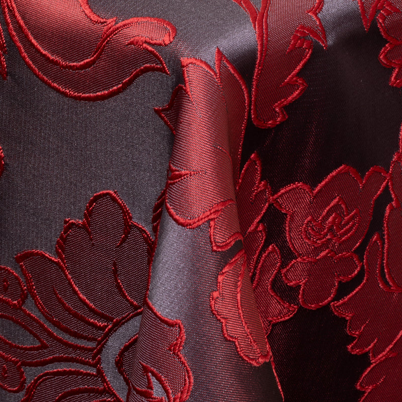 Alex Damask Red Mulberry