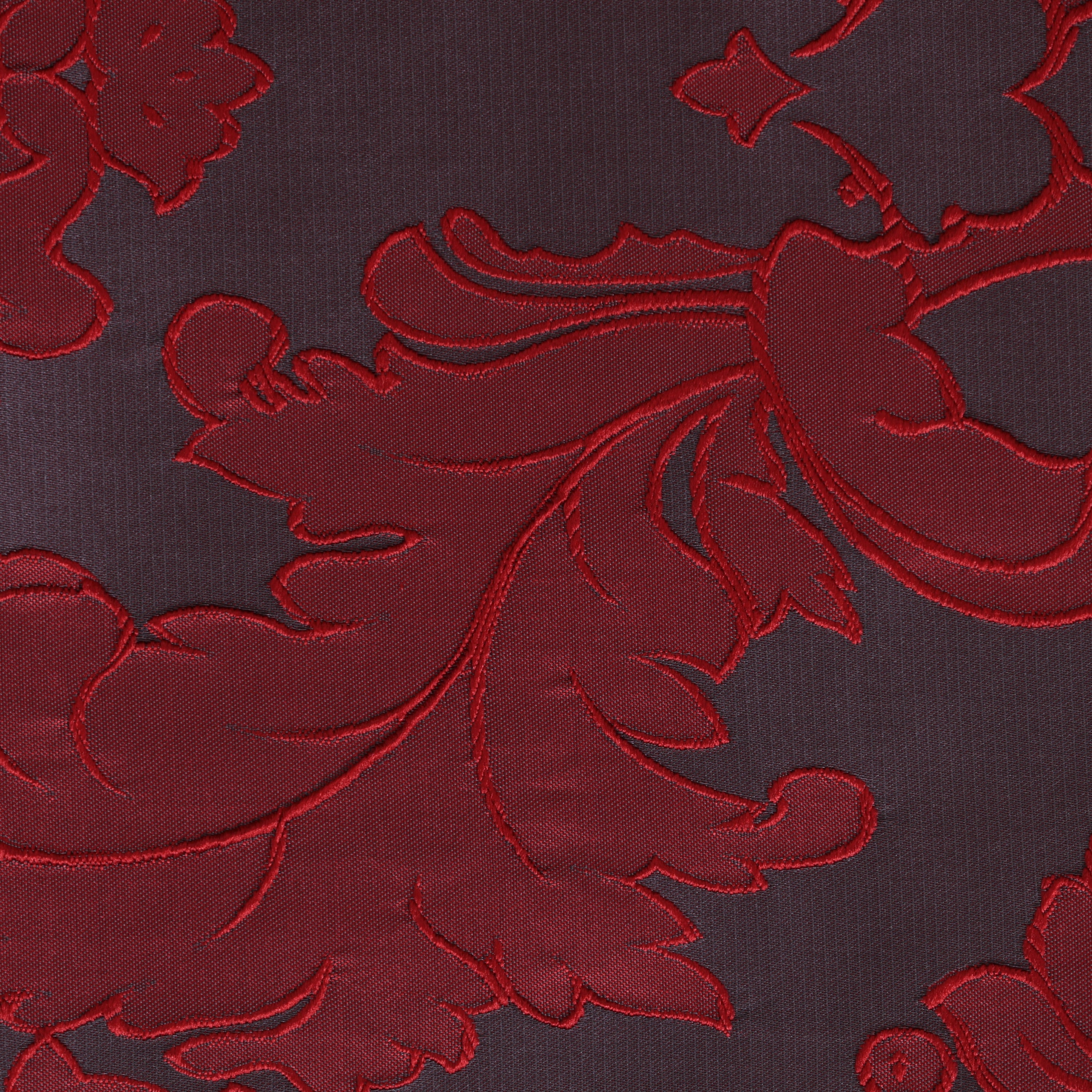 Alex Damask Red Mulberry