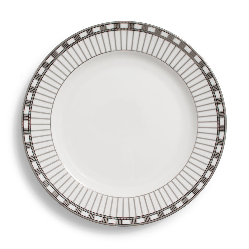 Alina Silver Ceramic Charger 12"