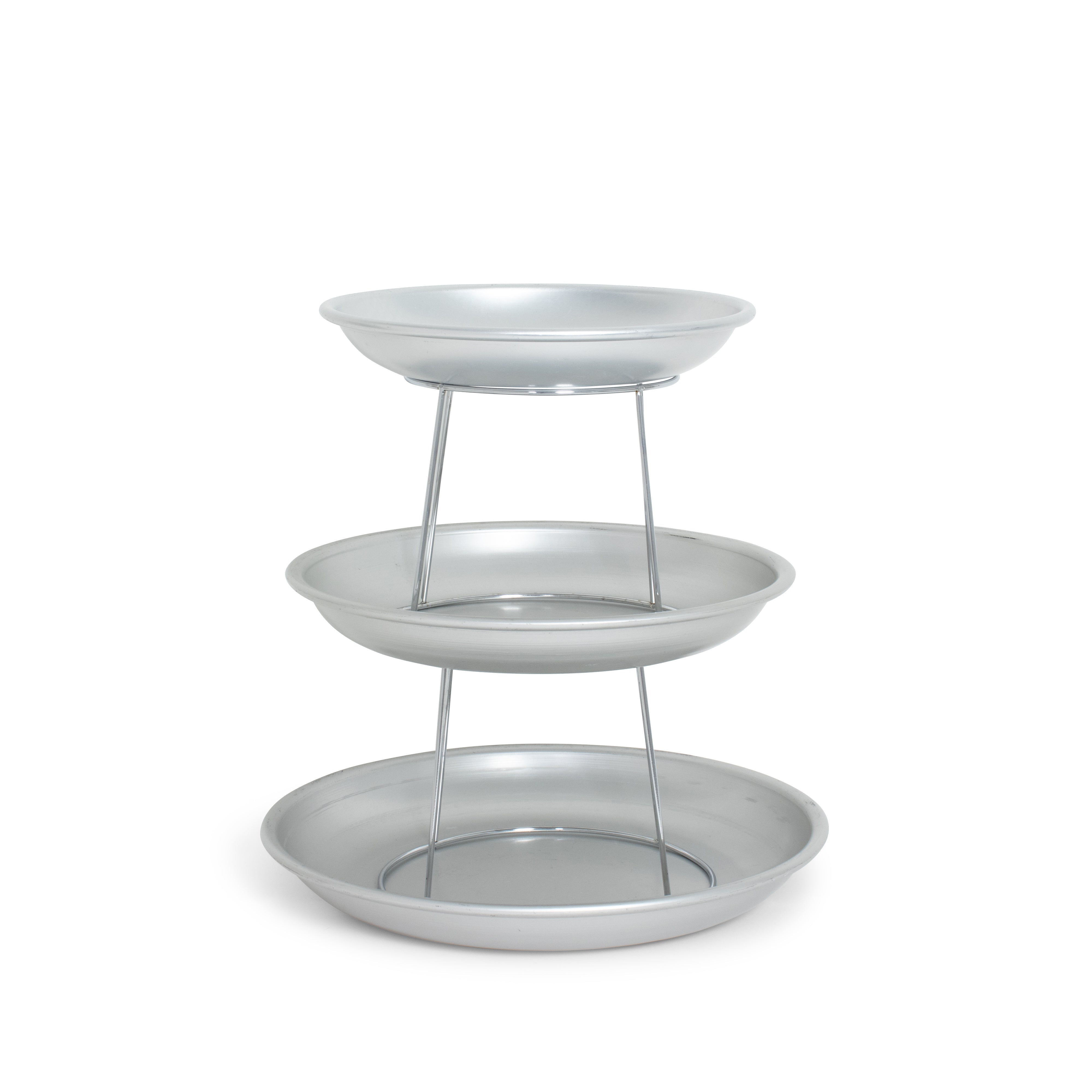 Aluminum Tiered Seafood Tower Display