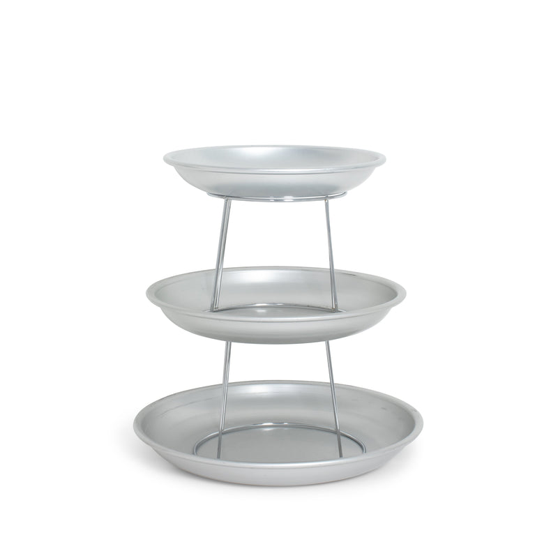 Aluminum Tiered Seafood Tower Display