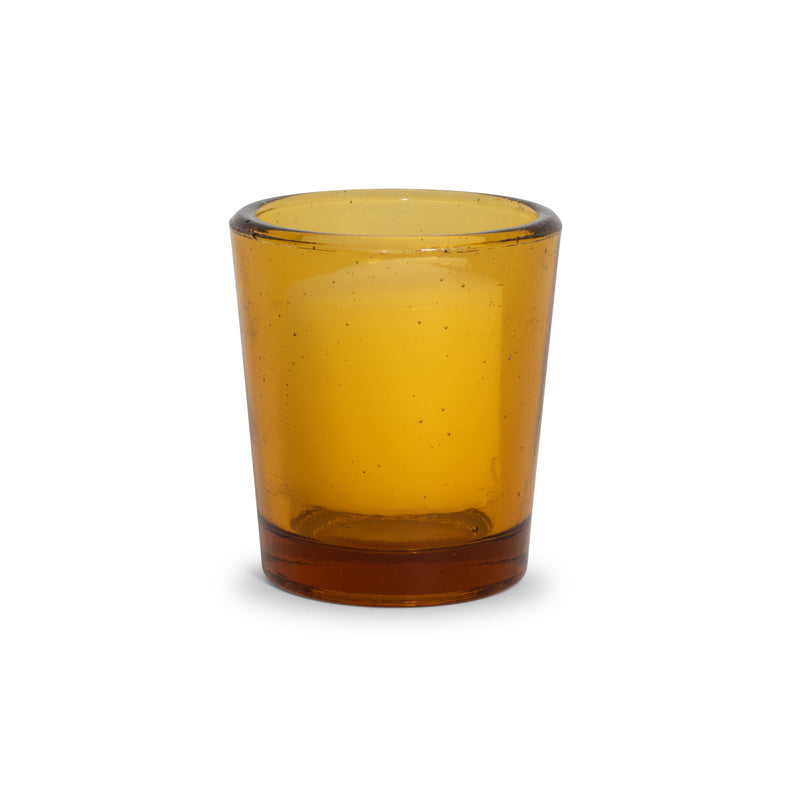 Amber Glass Votive