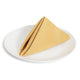 Solid Cotton Nouveau Antique Gold Napkin