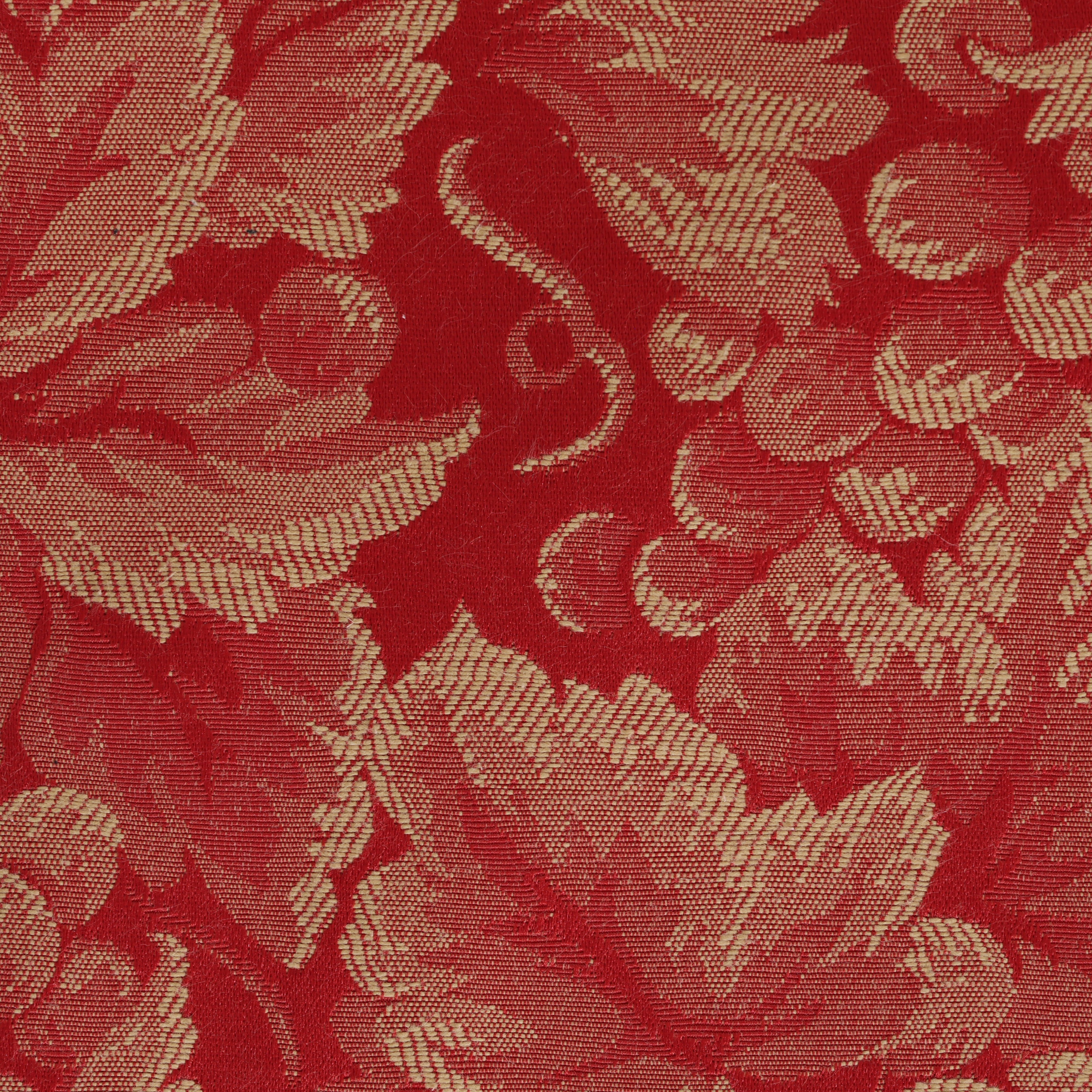 Aragon Red Damask