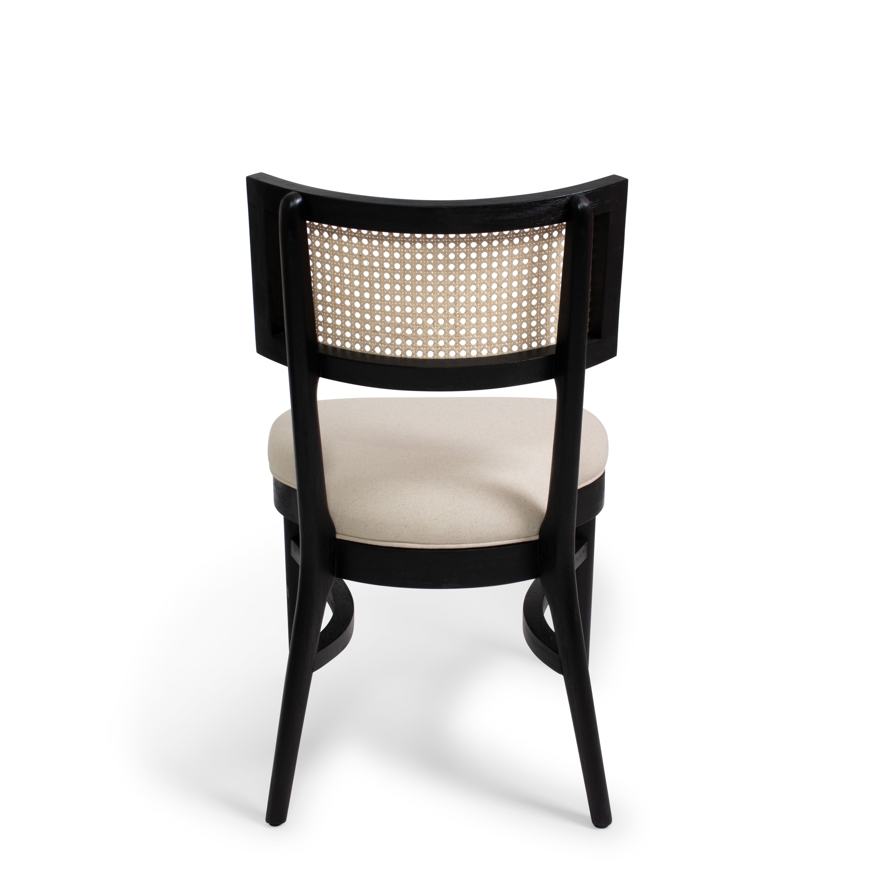 Arden Black Cane Chair