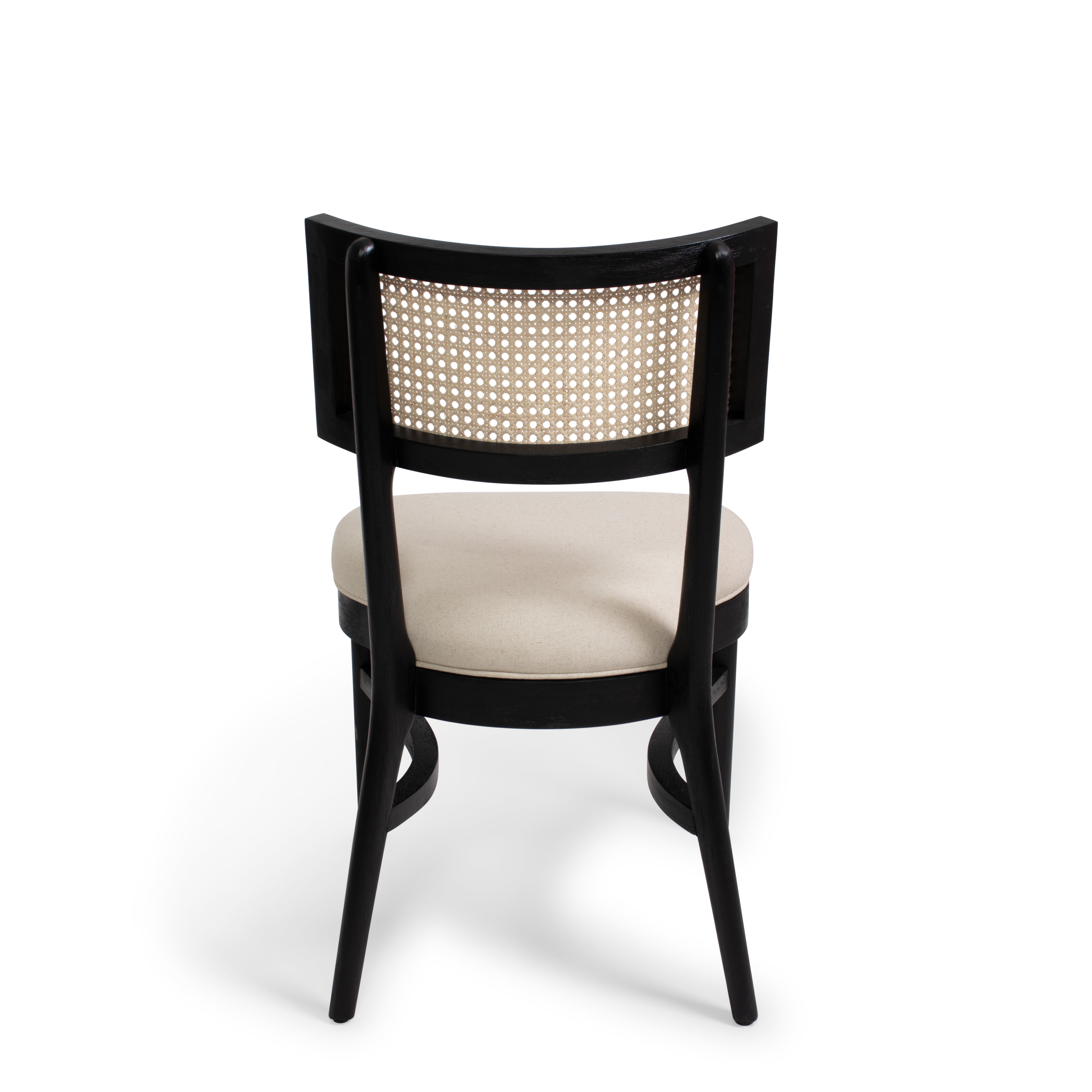 Arden Black Cane Chair