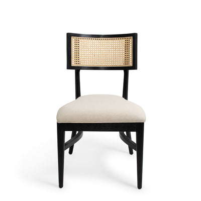 Arden Black Cane Chair