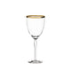 Audrey Gold Rim Water Glass 14oz