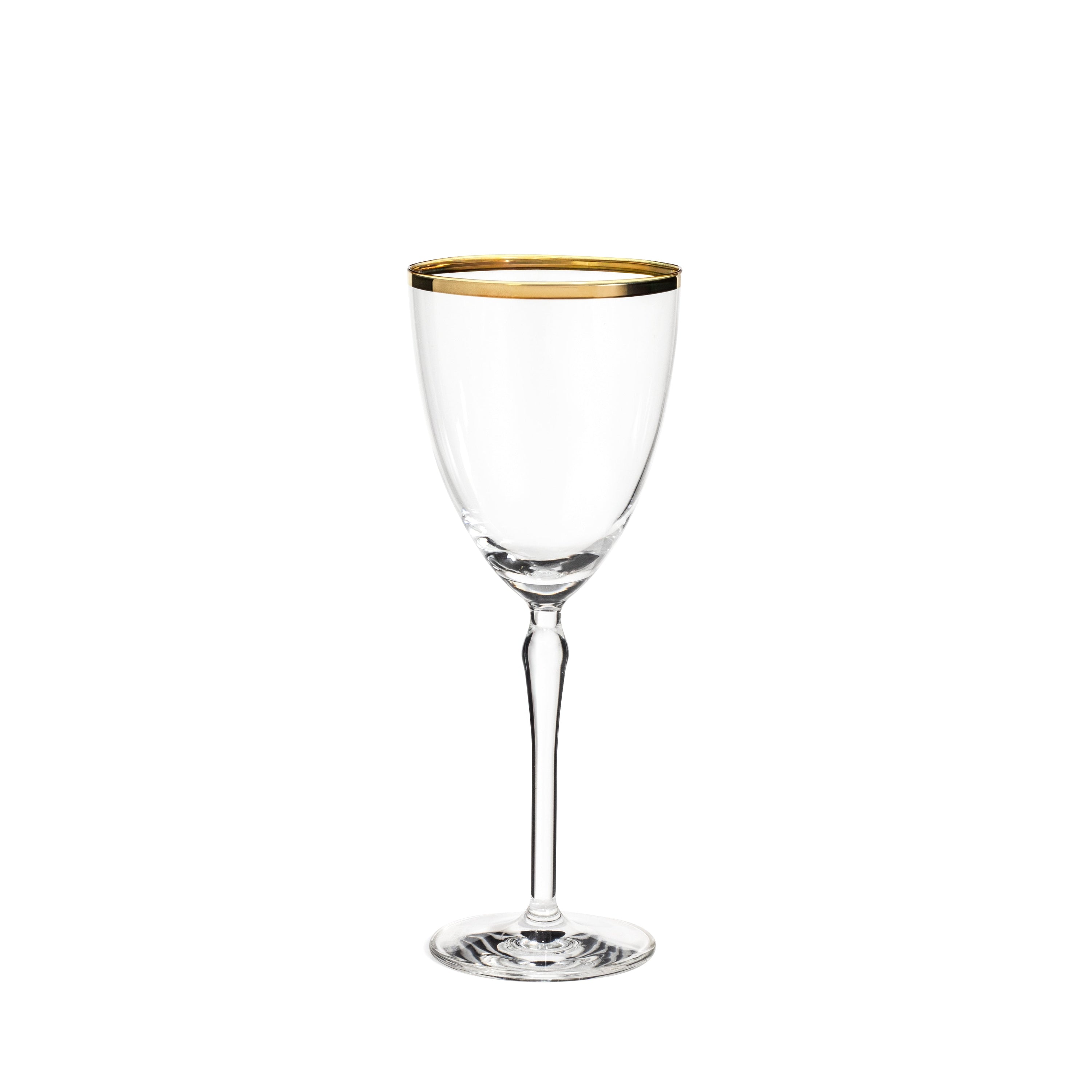 Audrey Gold Rim Wine 11oz