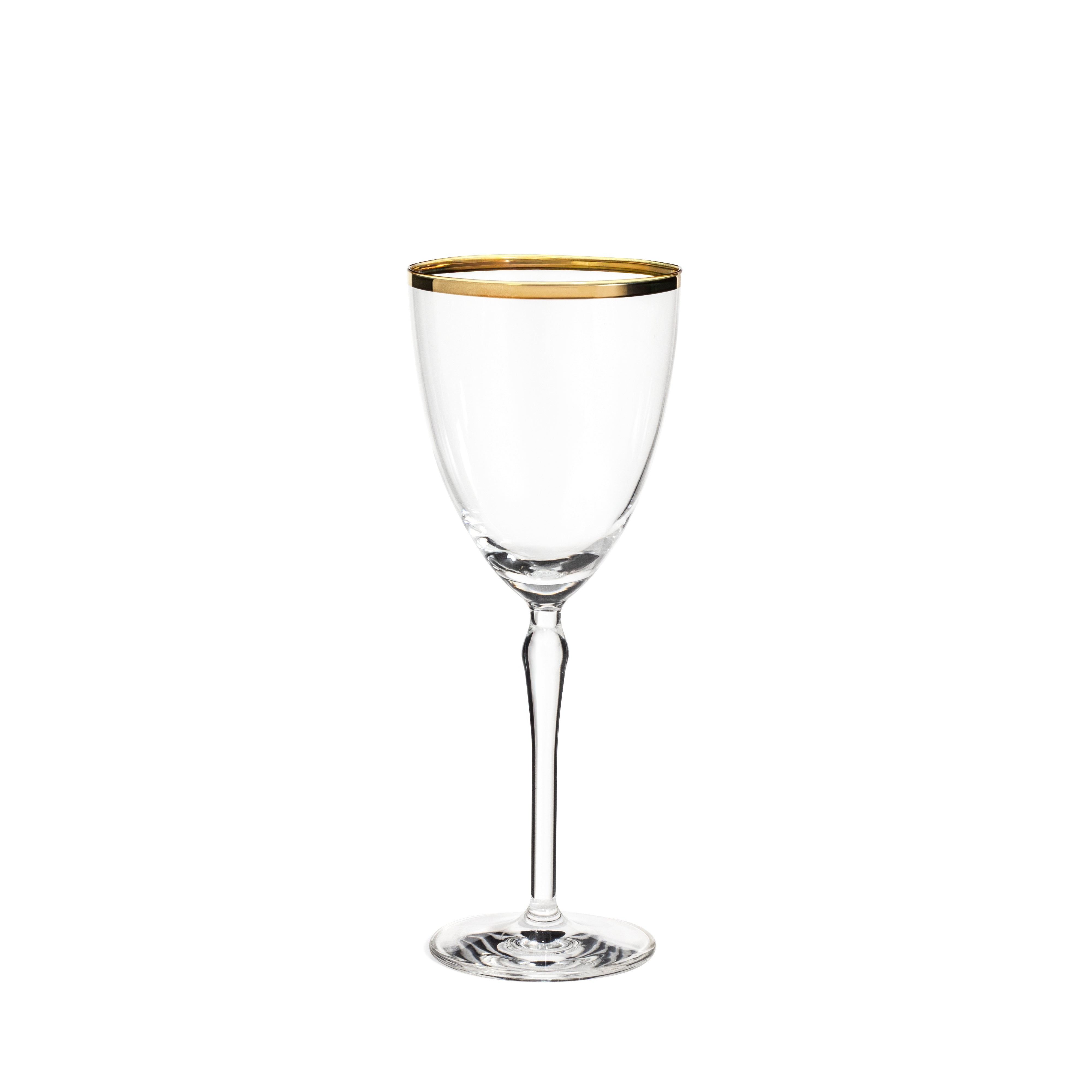 Audrey Gold Rim Wine 11oz