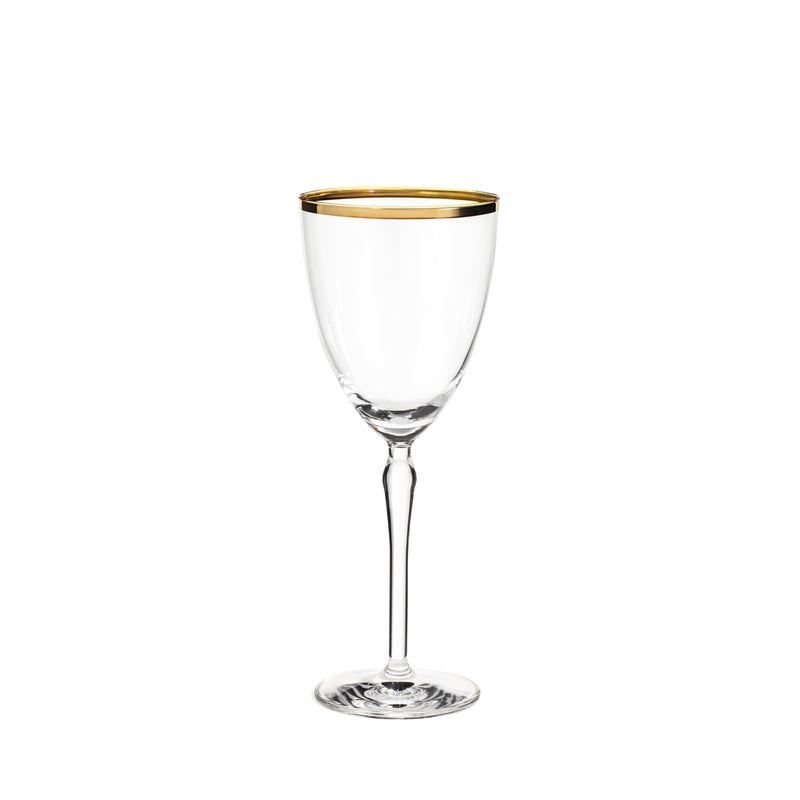 Audrey Gold Rim Wine 11oz