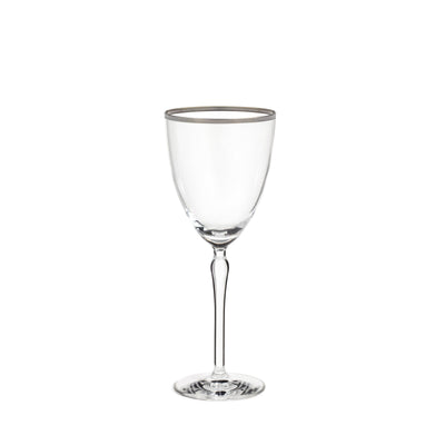 Audrey Silver Rim Wine 11oz
