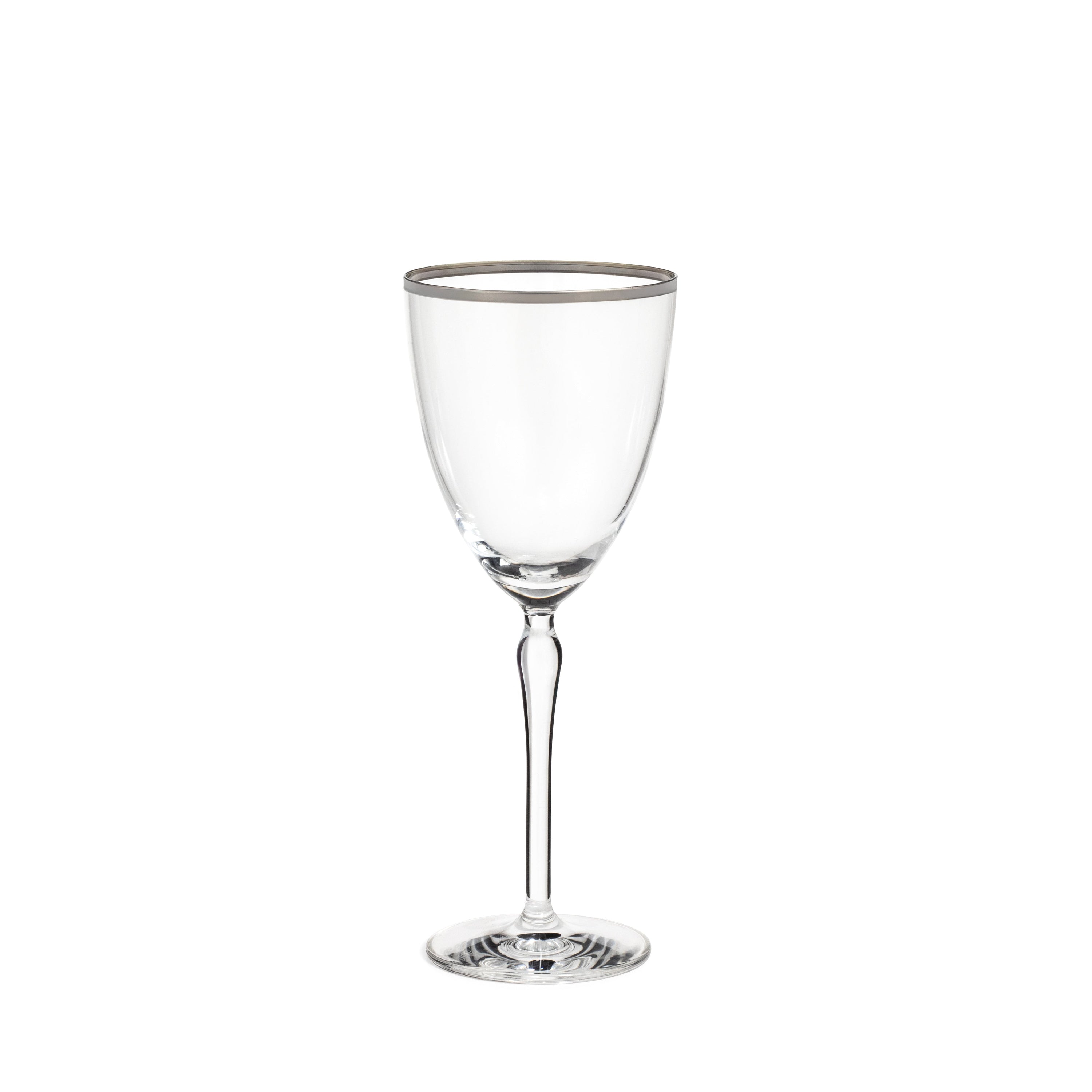 Audrey Silver Rim Wine 11oz