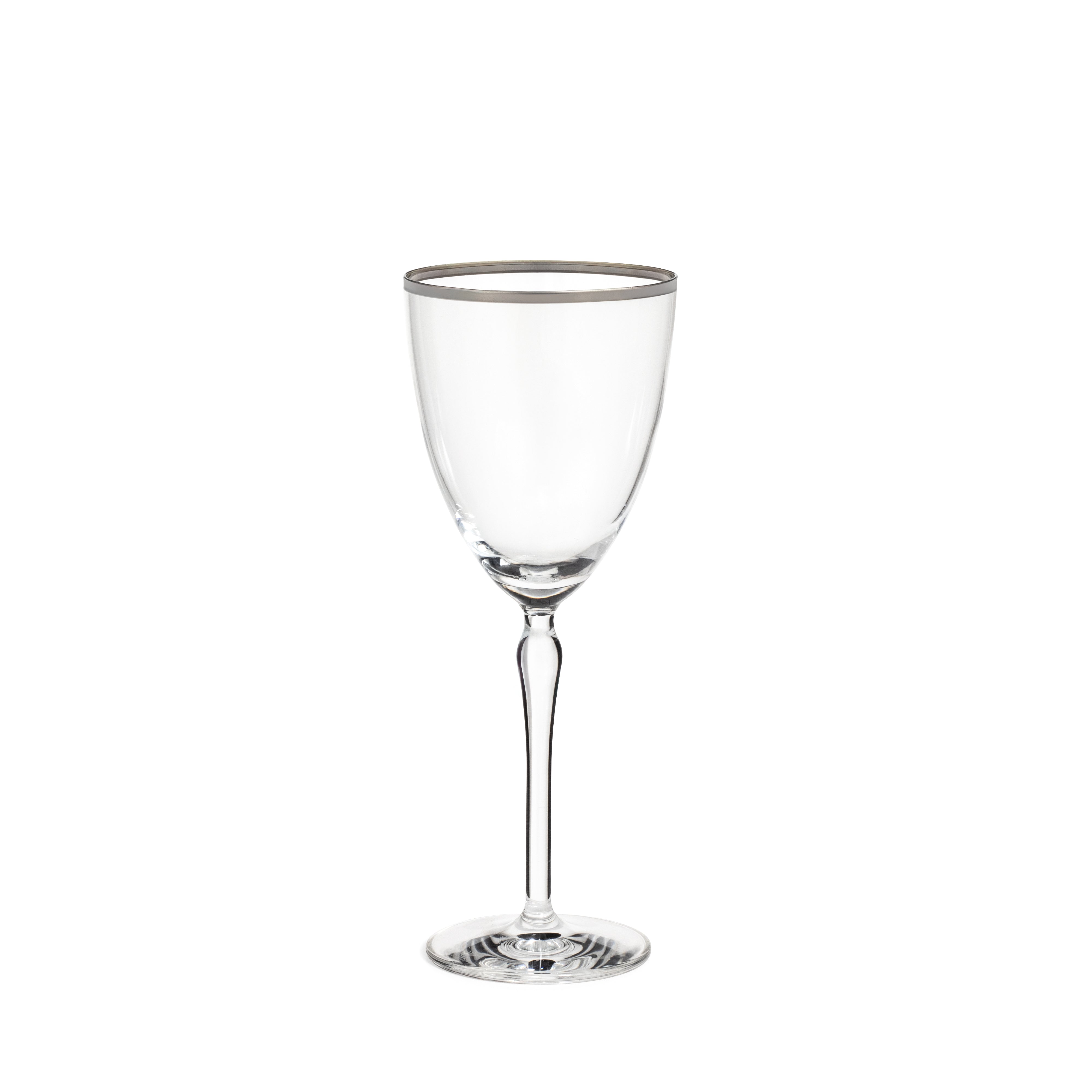 Audrey Silver Rim Wine 11oz