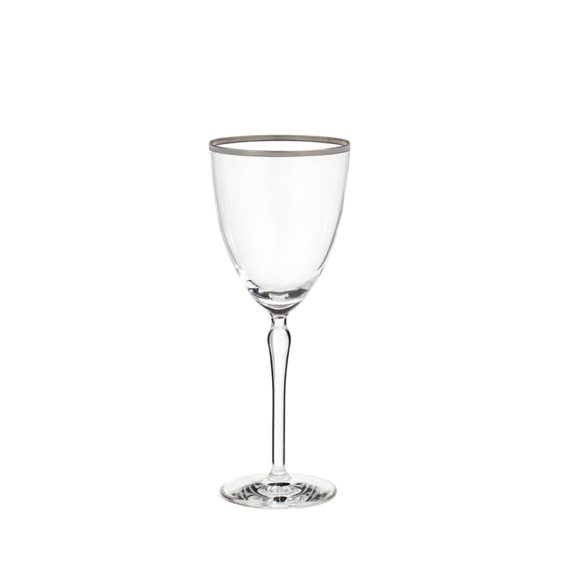 Audrey Silver Rim Wine 11oz