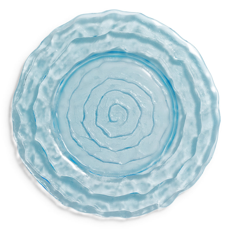 Azure Swirl Charger