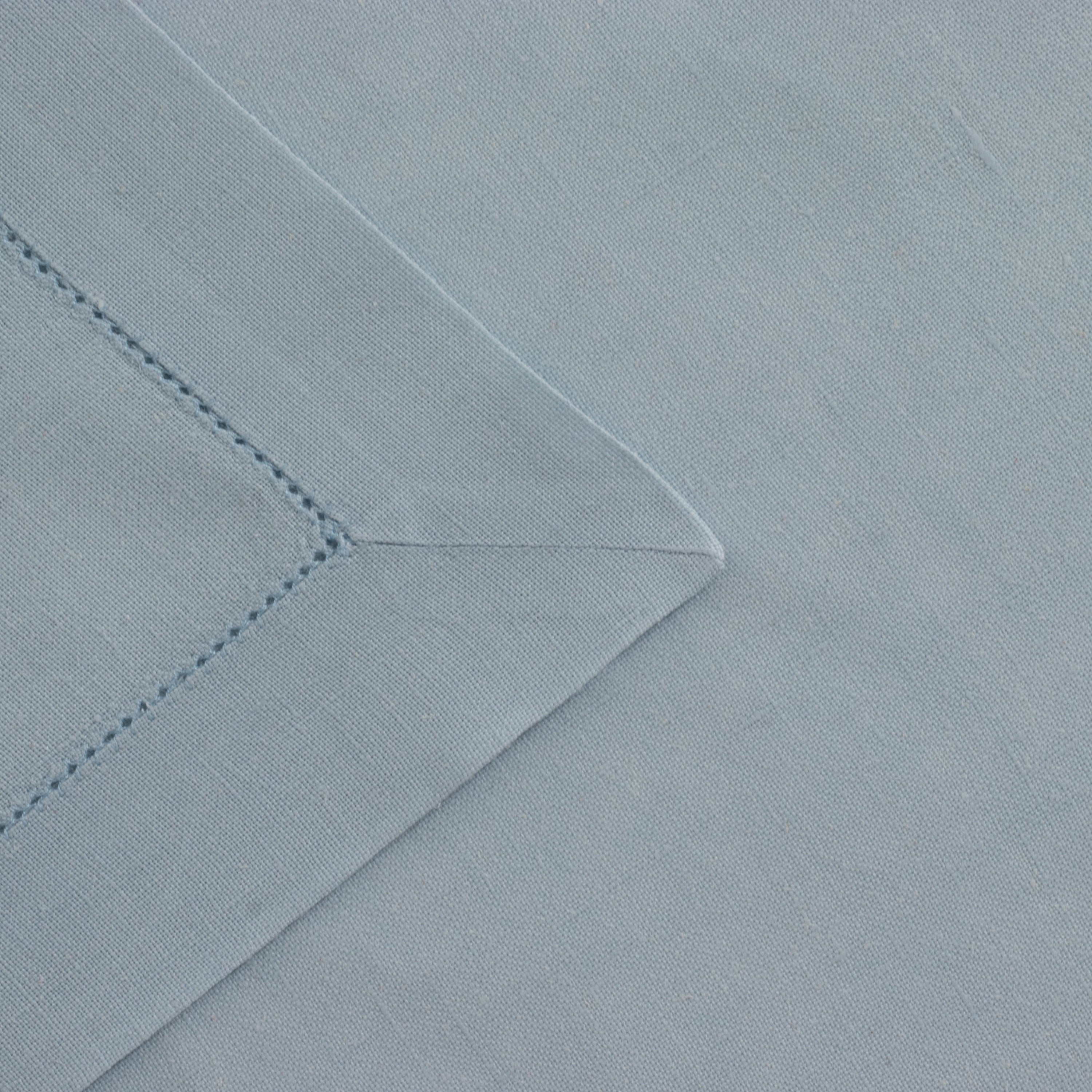 Hemstitched Baby Blue Dinner Napkin