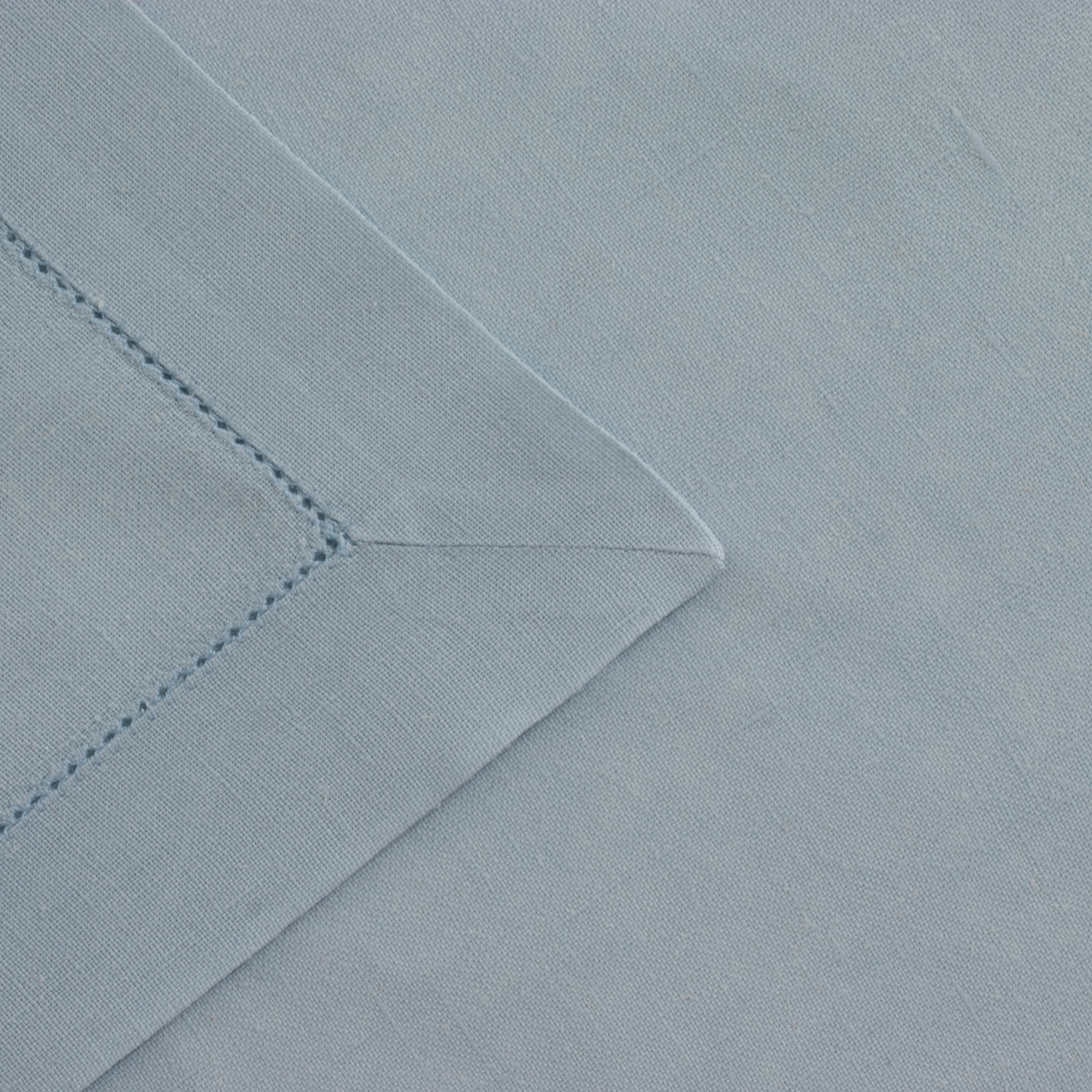 Hemstitched Baby Blue Dinner Napkin