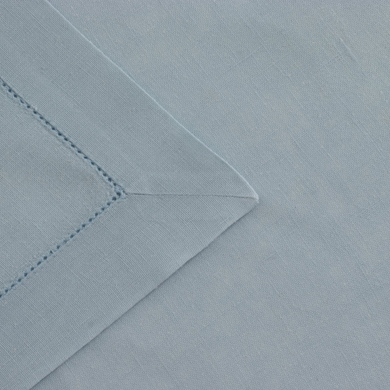 Hemstitched Baby Blue Dinner Napkin