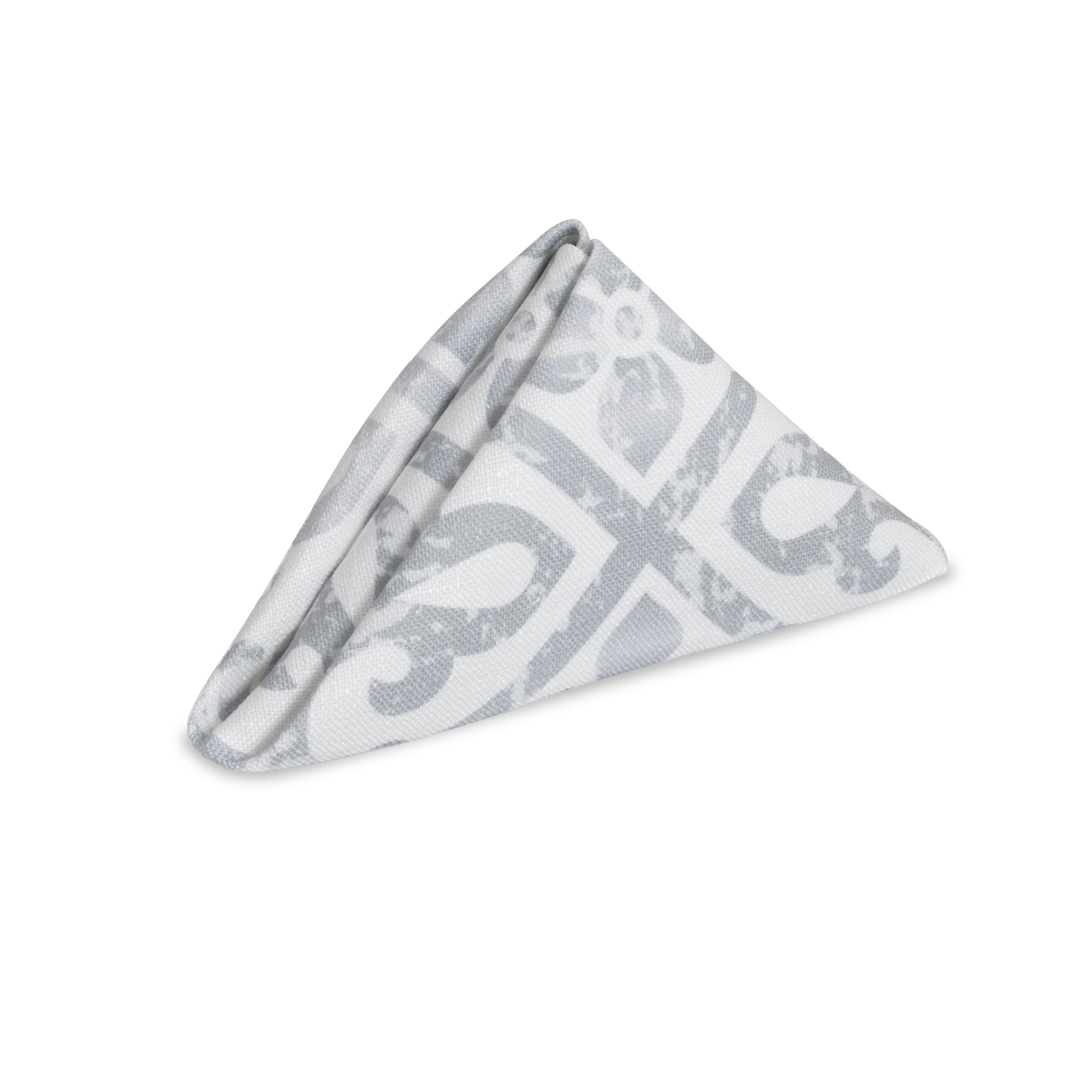 Barocco Gray Napkin