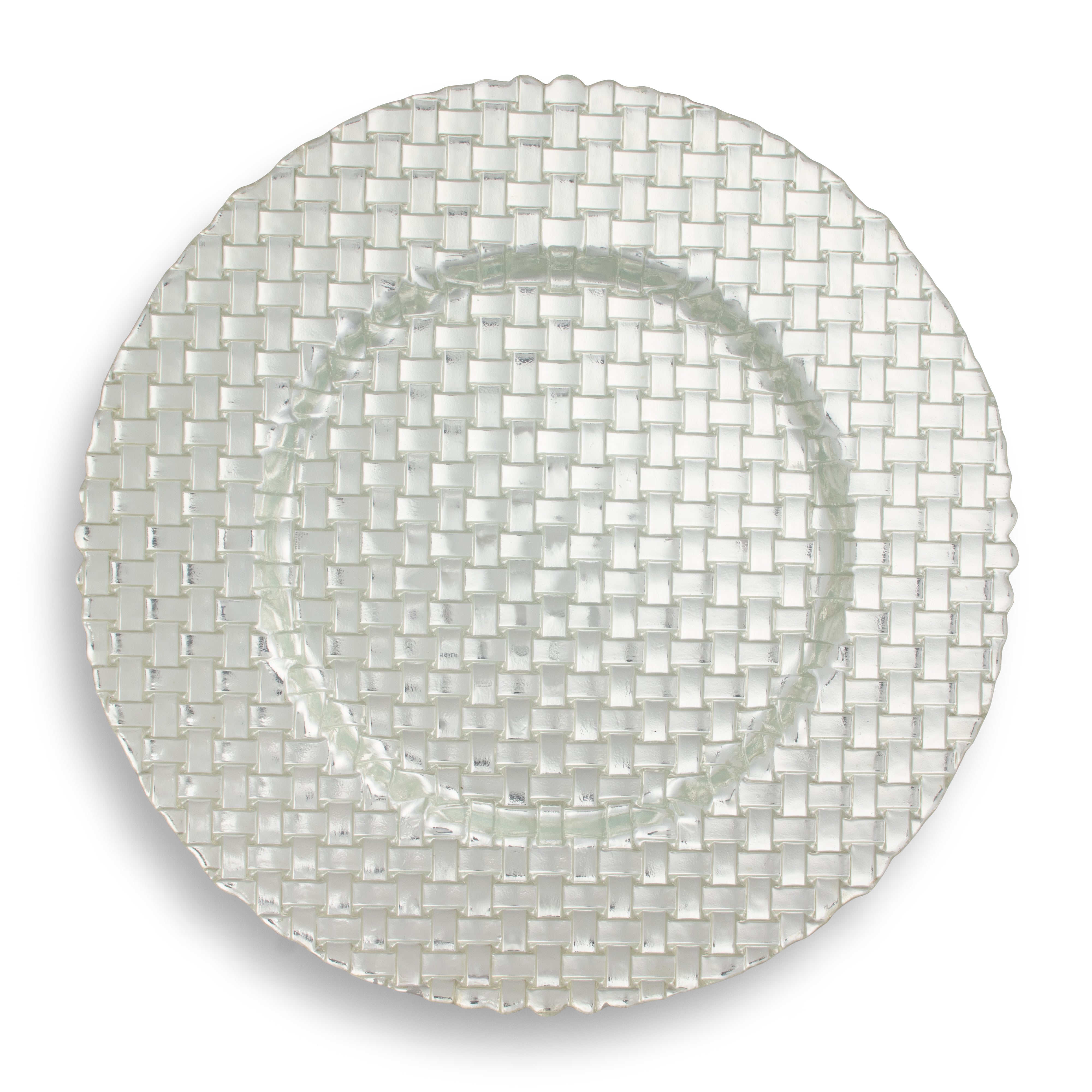 Basket Weave Charger