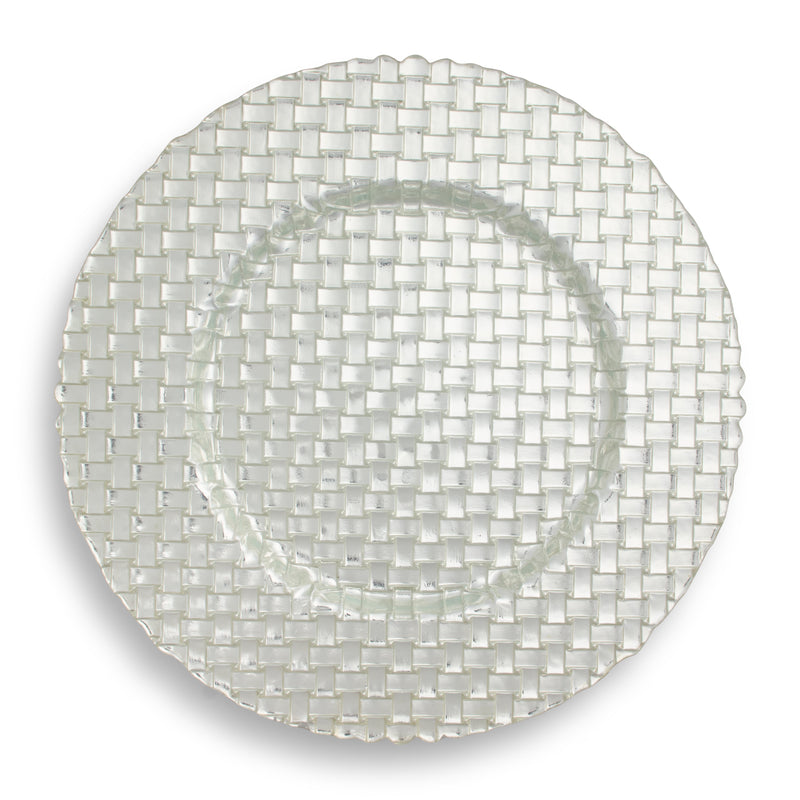 Basket Weave Charger
