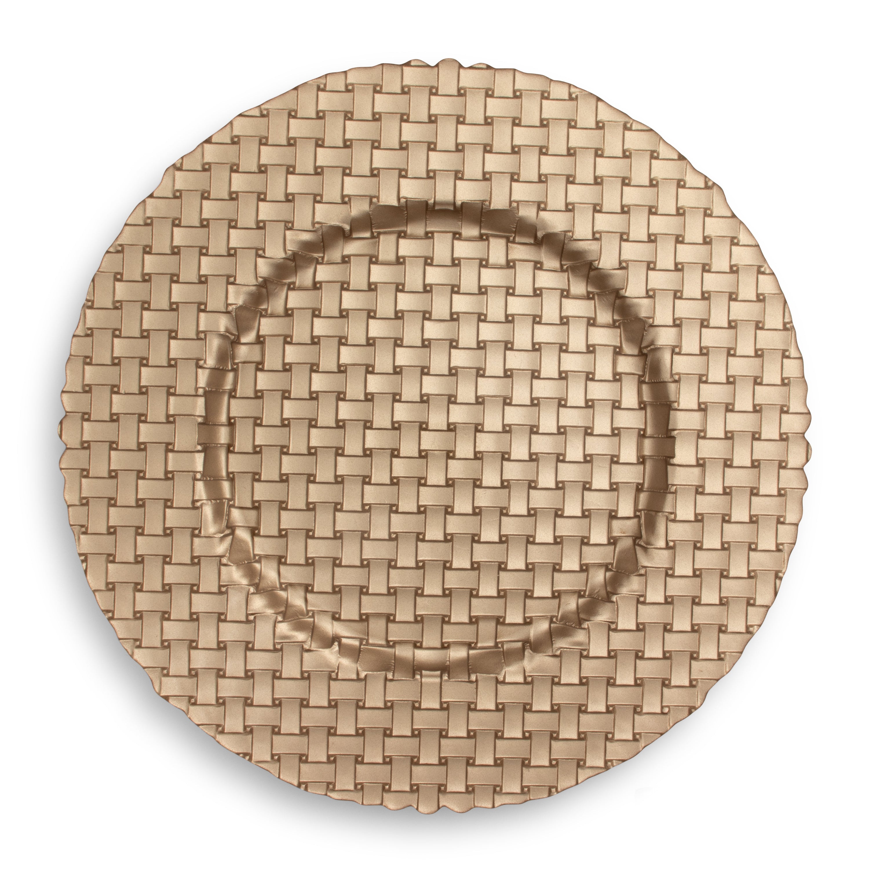 Basket Weave Charger