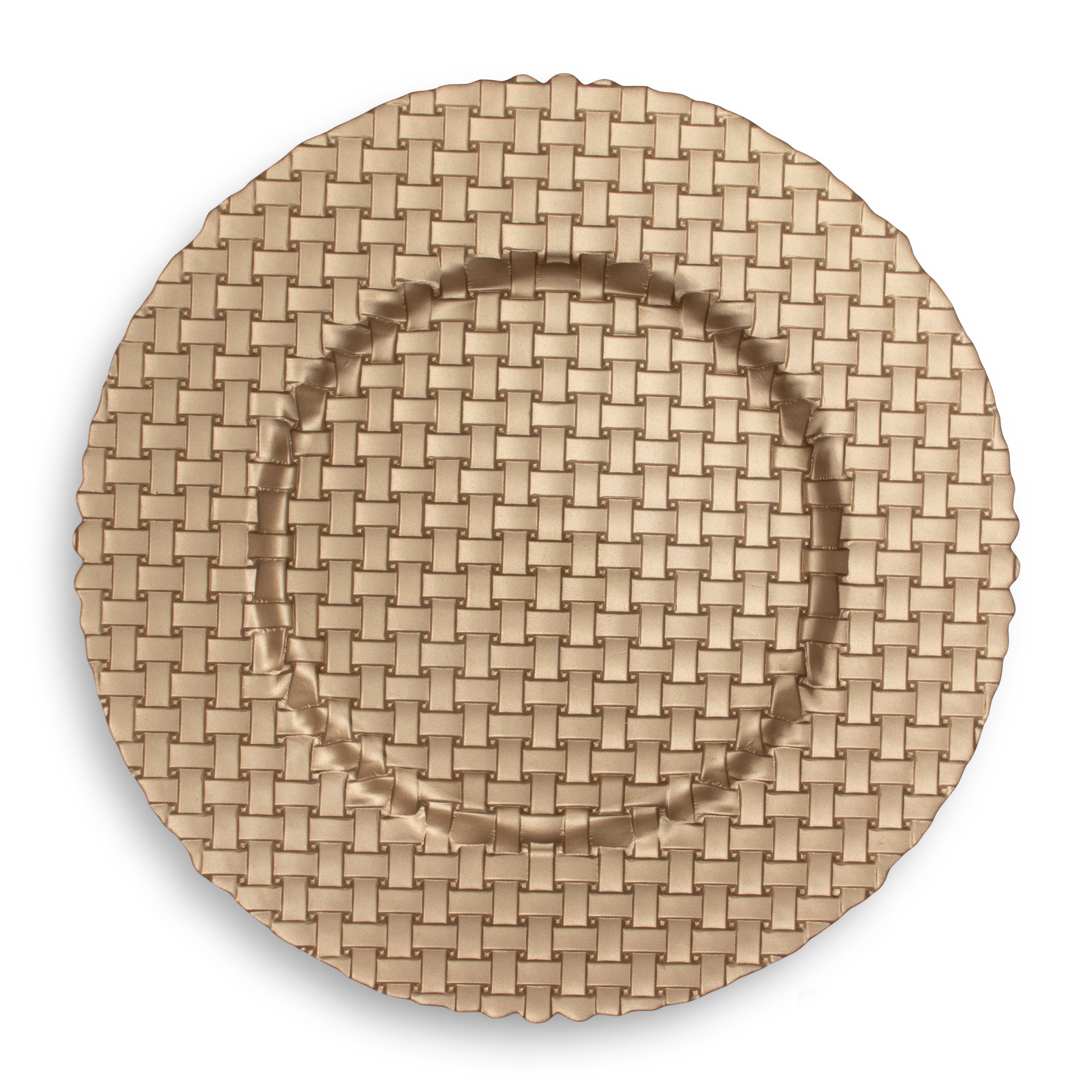 Basket Weave Charger