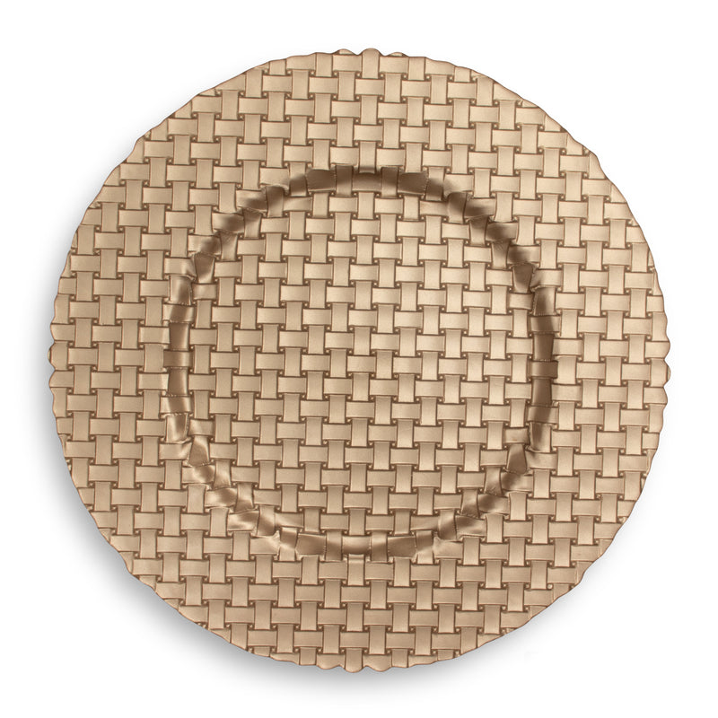 Basket Weave Charger