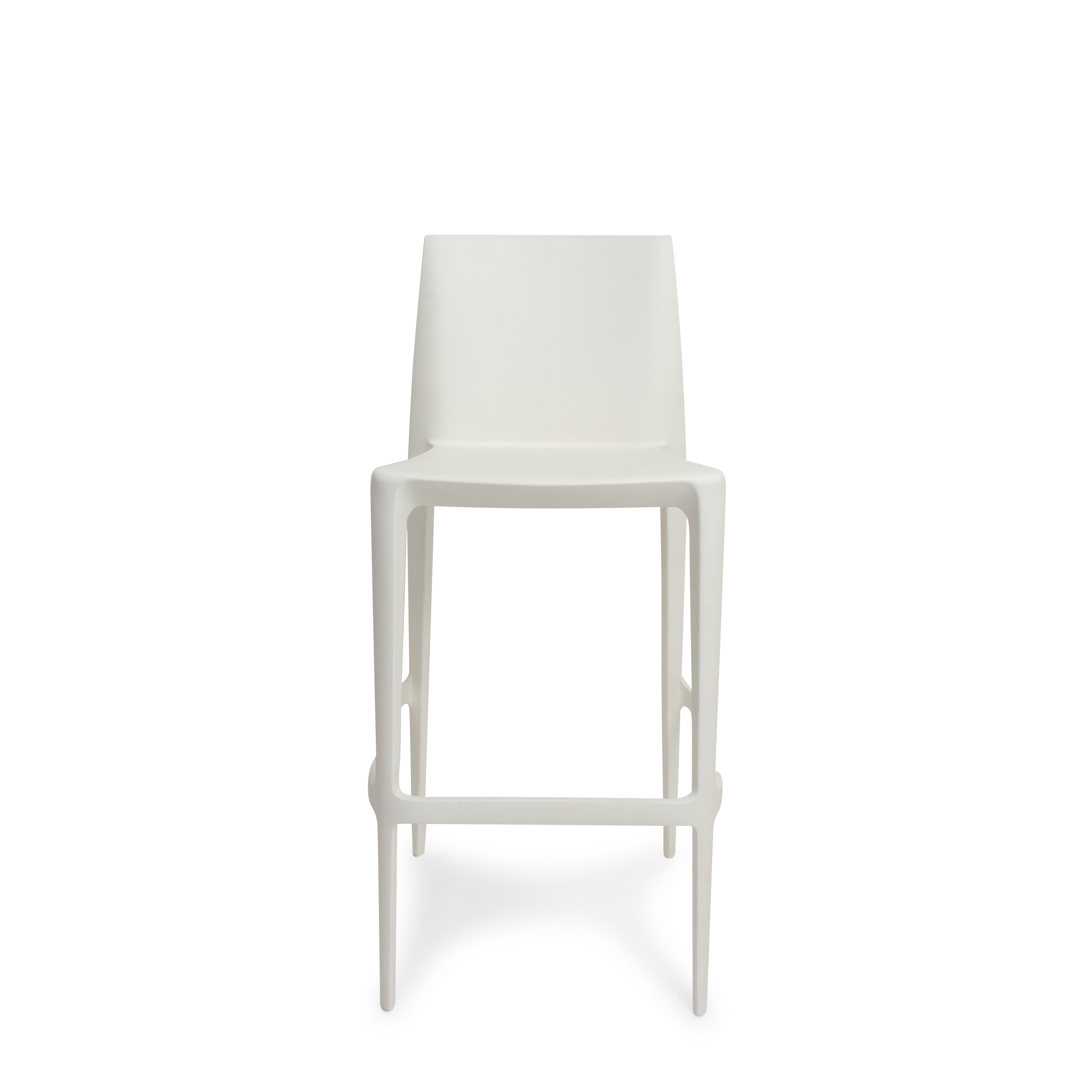 Bellini White Bar Stool