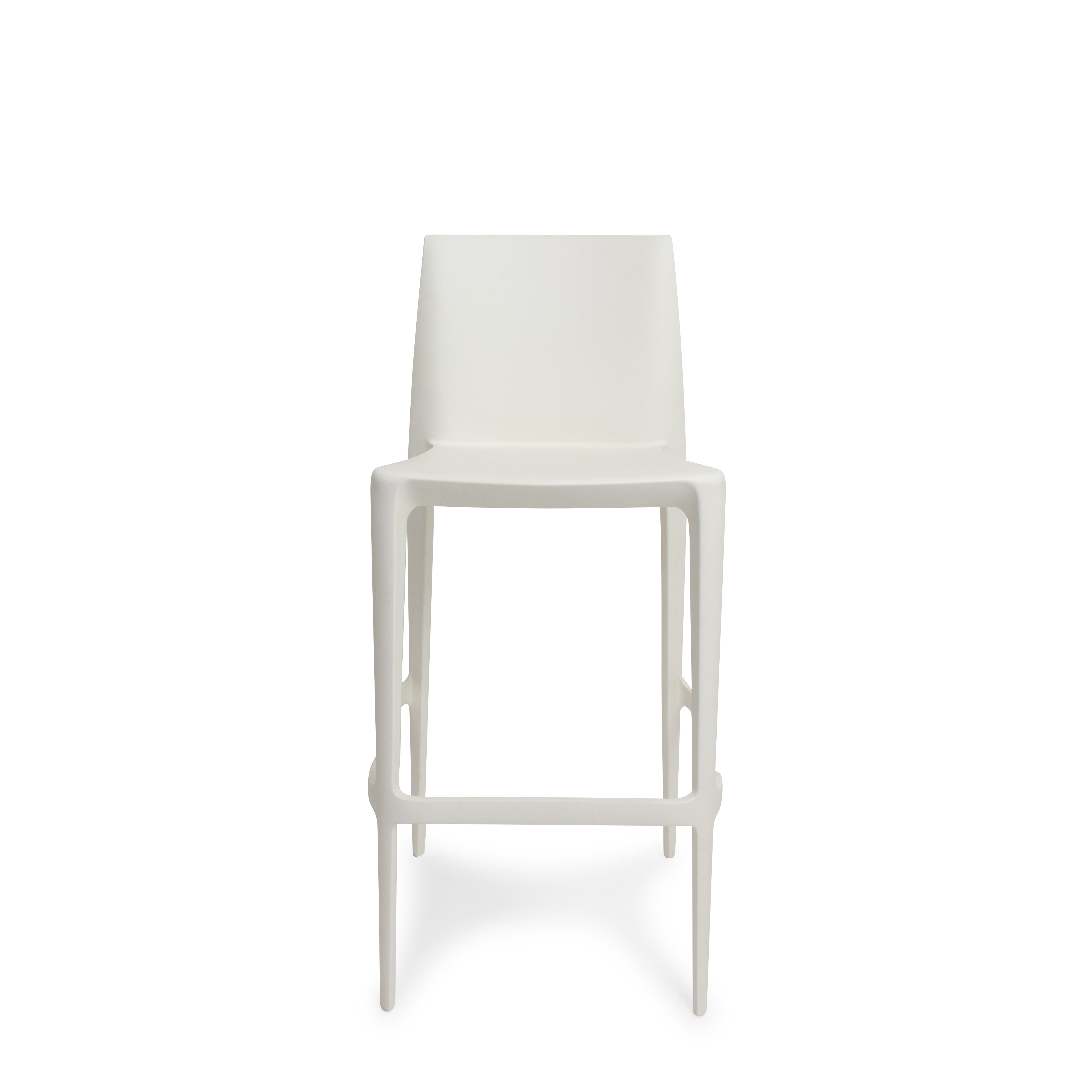 Bellini White Bar Stool