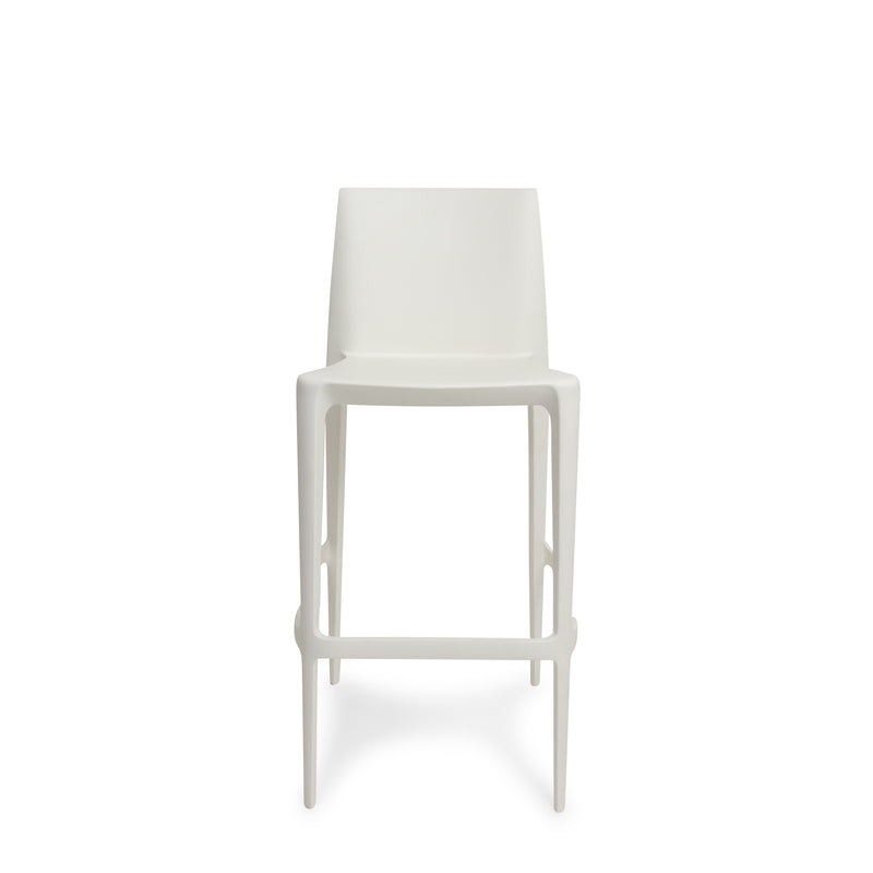 Bellini White Bar Stool